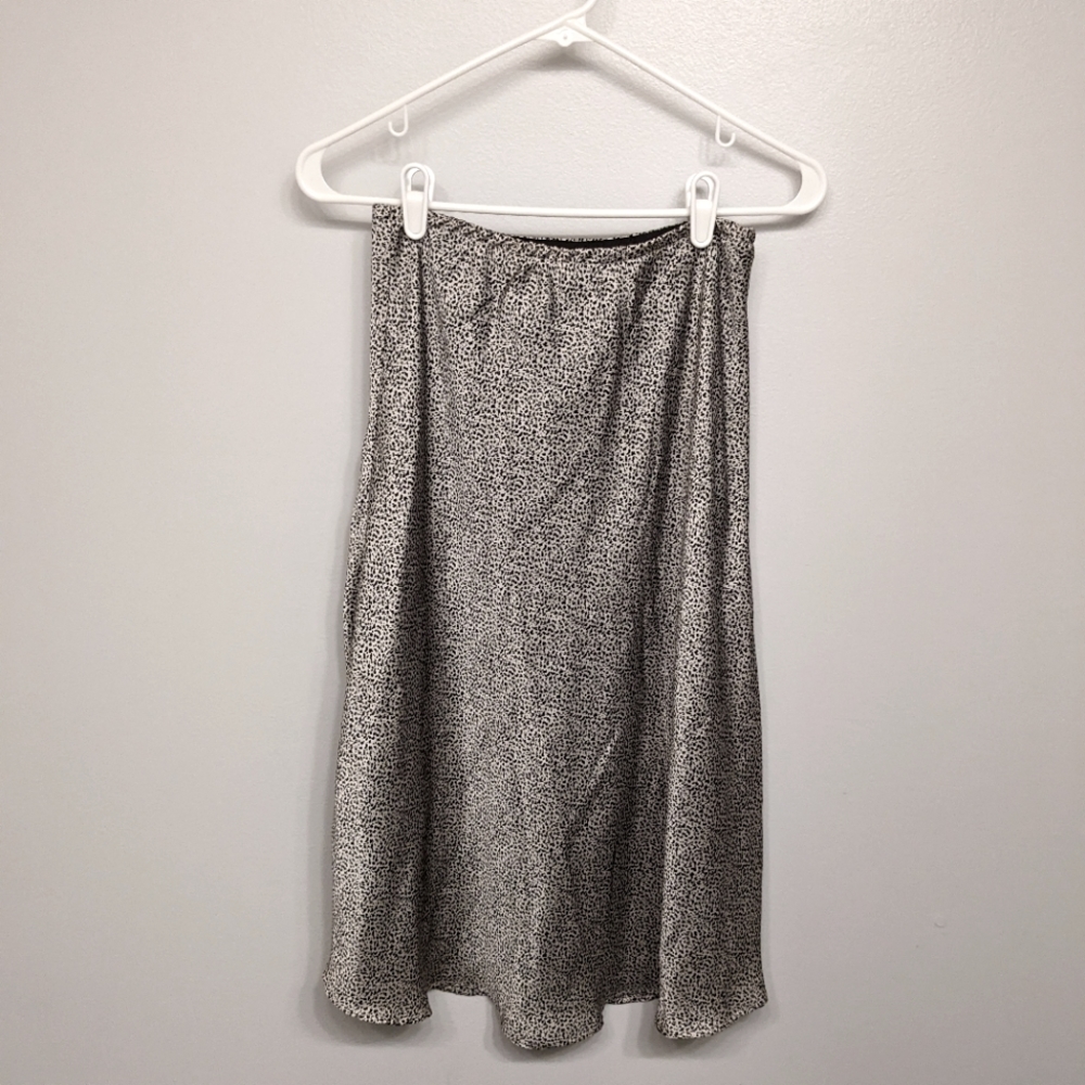 Sienna Sky Animal Print Silky Midi Skirt - Size Medium